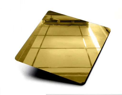 Platten aus Edelstahl aus Gold 304 SS Dekorationsplatten Spiegelfläche