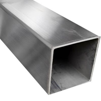 Quadratische Edelstahlröhre 316 geschweißt und nahtlos 70 x 70 x 1,8 mm