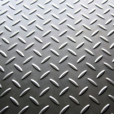 304 Edelstahlplatten Boden Diamant 0,125&quot; bis 0,5&quot;
